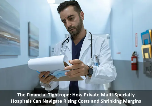 Private multi-specialty hospitals in India face an increasingly complex operating environment where rising costs collide